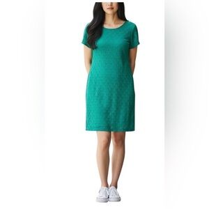 Isaac Mizrahi New with tags jade green sheath dress with lace overlay size XXL